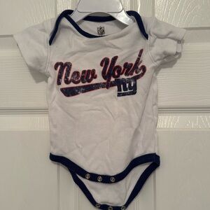 0-3 month NY Giants onesie